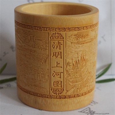 特價竹雕刻筆筒 融合創意工藝與文化內涵的商務禮品新選擇